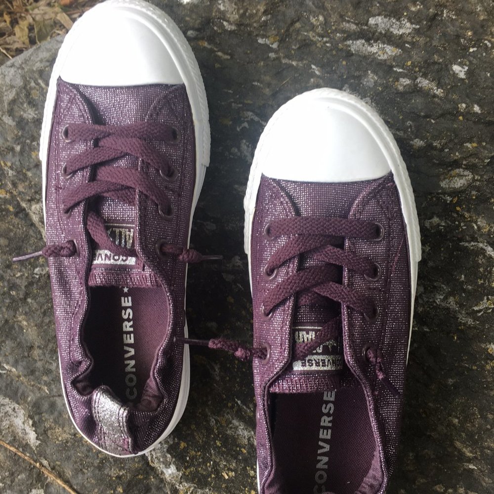 Converse all star sparkly sneakers